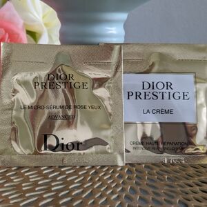 Dior skincare sample